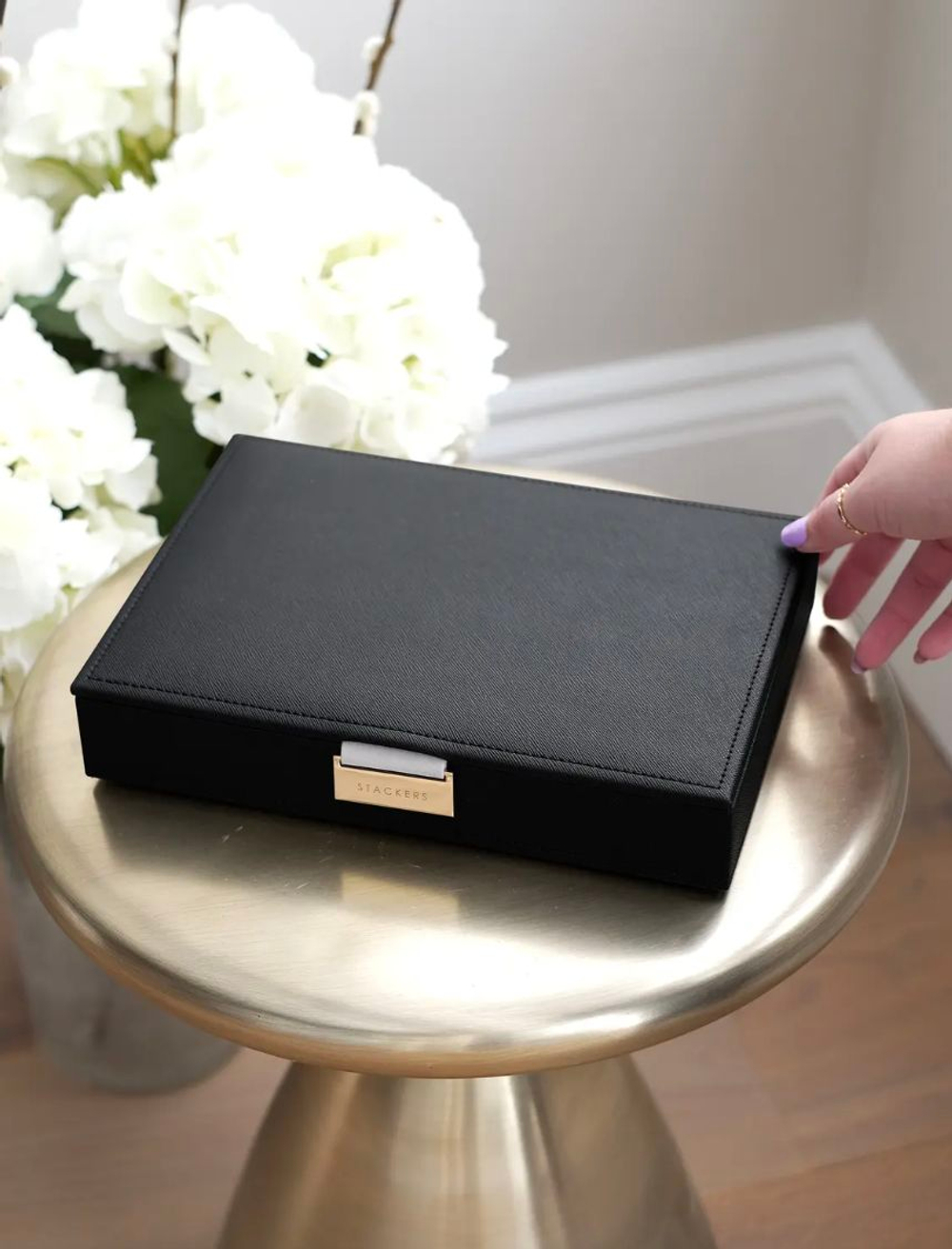 Органайзер для украшений Stackers Classic Box Lid (Black)