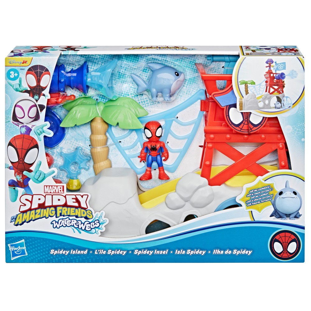 Hasbro SPIDEY i super-kumple - Остров Water-Webs Spidey Island + аксессуары G0665