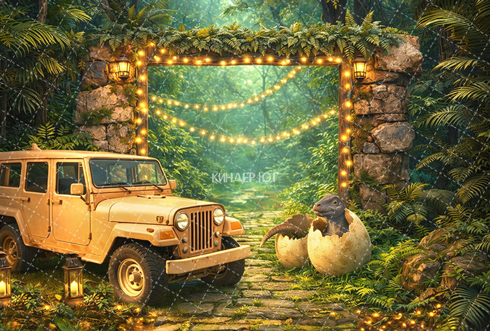 Фотофон "Дино парк" арт. ФФ904-45