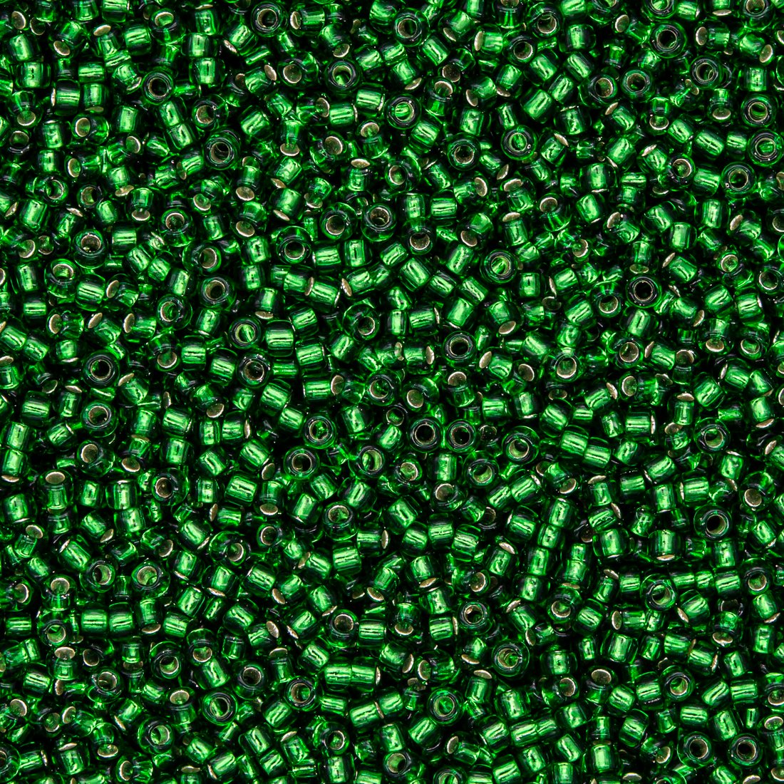 Японский бисер TOHO Round 15/0 (№27B), с внутренним серебрением, прозрачный