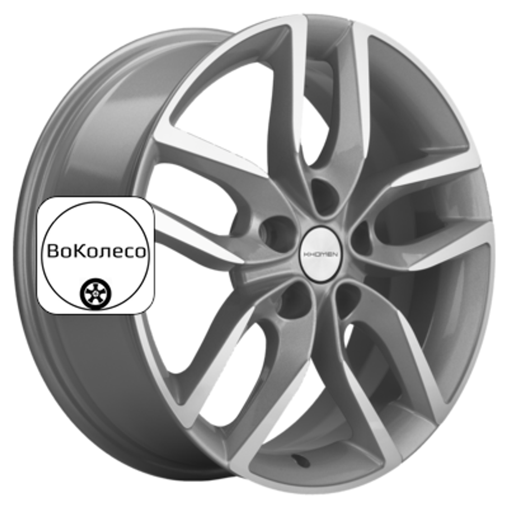 6,5x17/5x114,3 ET40 D67,1 KHW1708 (XCeed) F-Silver-FP Khomen Wheels