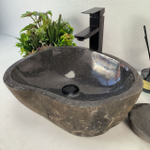 Раковина из речного камня RS-65207 41*34*14 0856