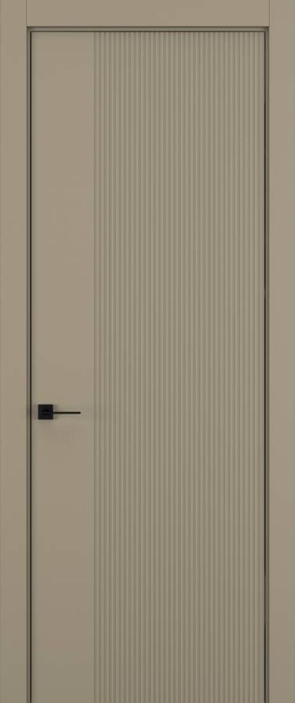 Дверь 4 VERTICAL Матовый Серо-бежевый