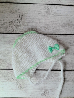 Шапка для новорожденного МЯТА