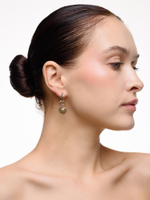 Серьги "Whale Amour" silver лабрадор