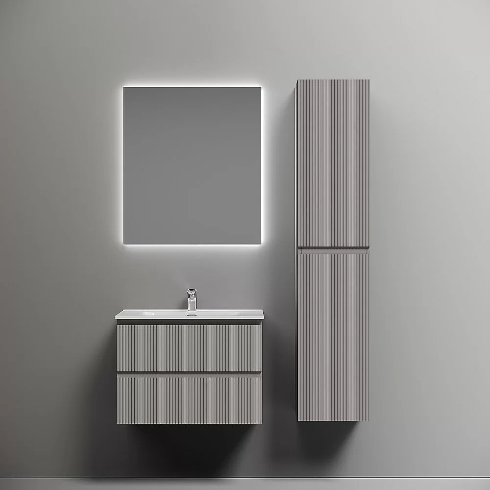 Тумба с раковиной Sancos Snob R 70 SNR70SMСМ серая матовая