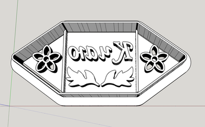 Штамп Конфета К чаю №1