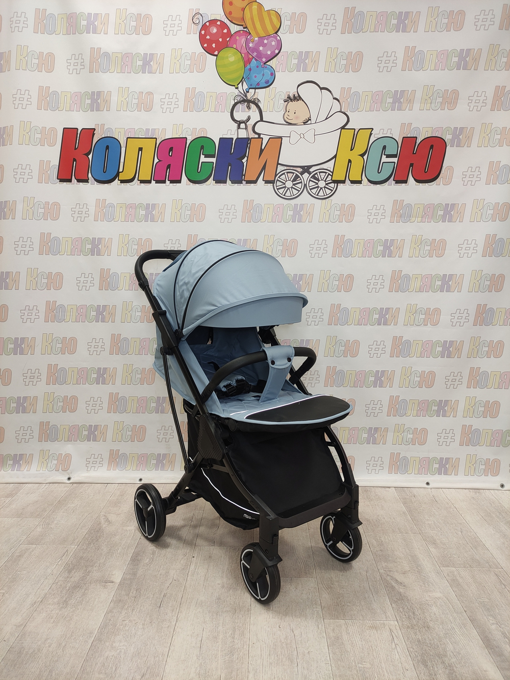 Коляска прогулочная MowBaby Smart 2023 Blue