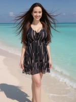 Купальник-платье слитный большой размер