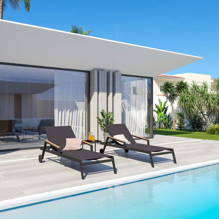 Шезлонг СПОНДА карбон