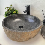 Раковина из речного камня RS-63381 (54*44*16) 0123