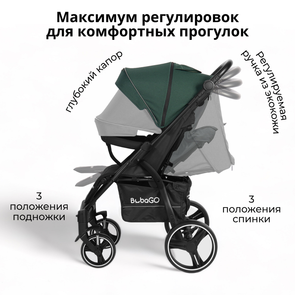Коляска детская прогулочная  CROSS City цвет Серый \ Gray