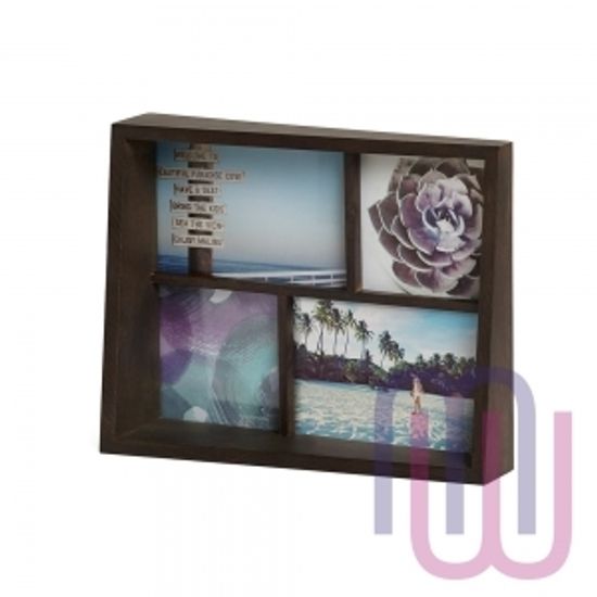 Мультирамка EDGE состаренный орех