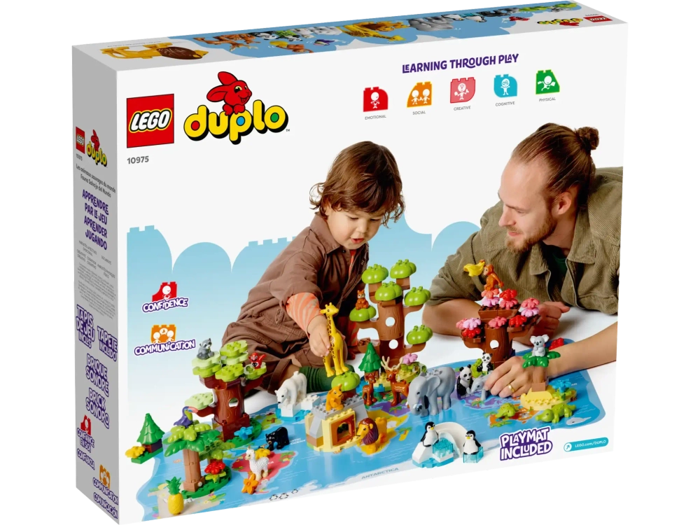Конструктор LEGO Duplo 10975 Дикие животные мира