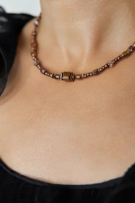 Mosaic G Махагон  Колье арт.1350