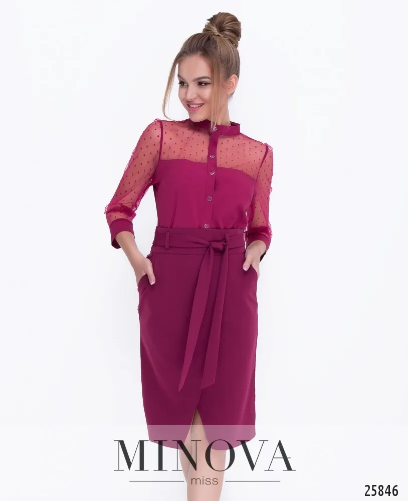 Юбка 1108-марсала Minova