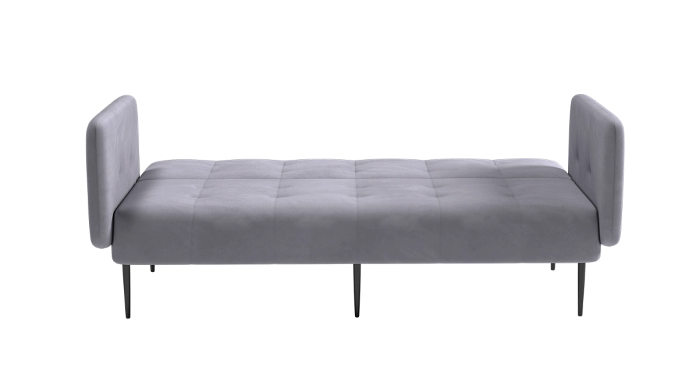 Monaco диван-кровать прямой с подлокотниками, трехместный, бархат 03