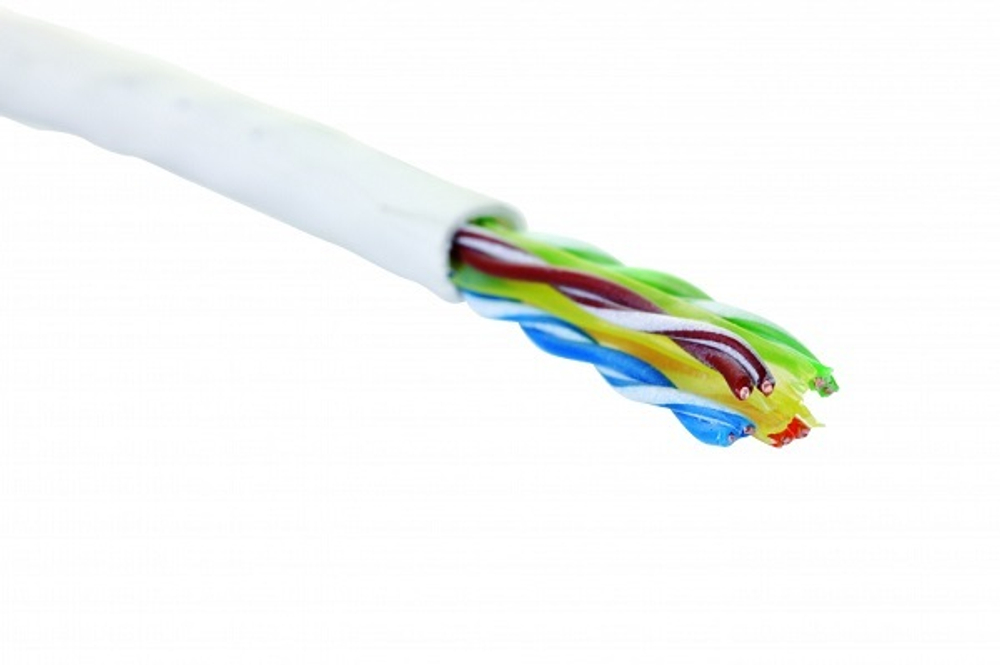 Кабель витая пара U/UTP 6 кат. 4 пары Eurolan 19C-U6-02WT-B305