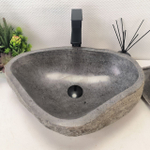Раковина из речного камня RS-63683 (53*39*15) 0122