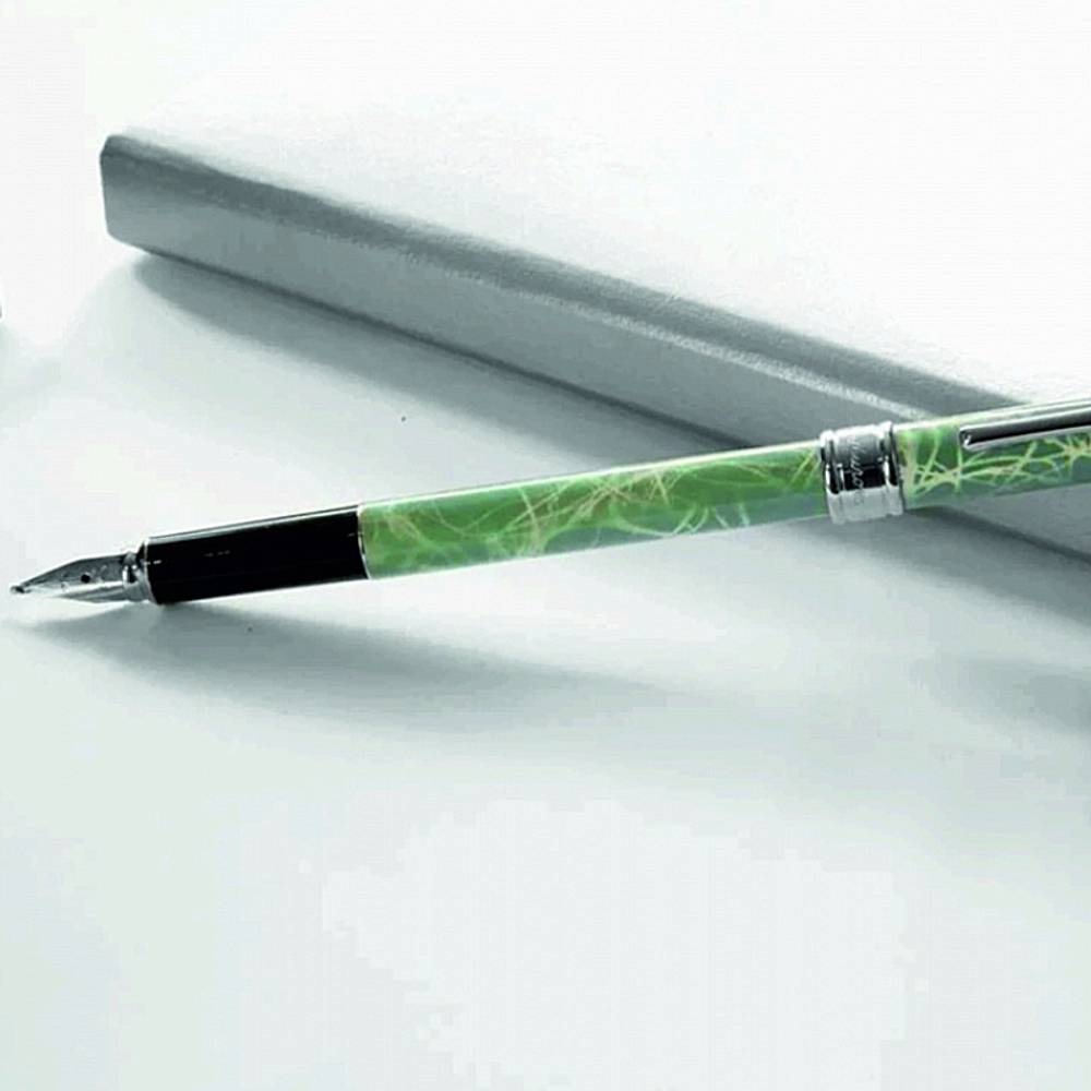 Перьевая ручка Aurora Magellano Lacca Ice CT, перо - F, в подарочной коробке