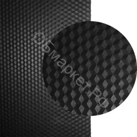 Микропора Искож 7,5мм 120х77см ВШ (даймонд), чёрный