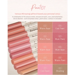Dasique Mood Blur Lip Pencil карандаш для губ