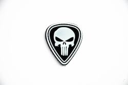 Шеврон Punisher Diamond PVC. Чёрный