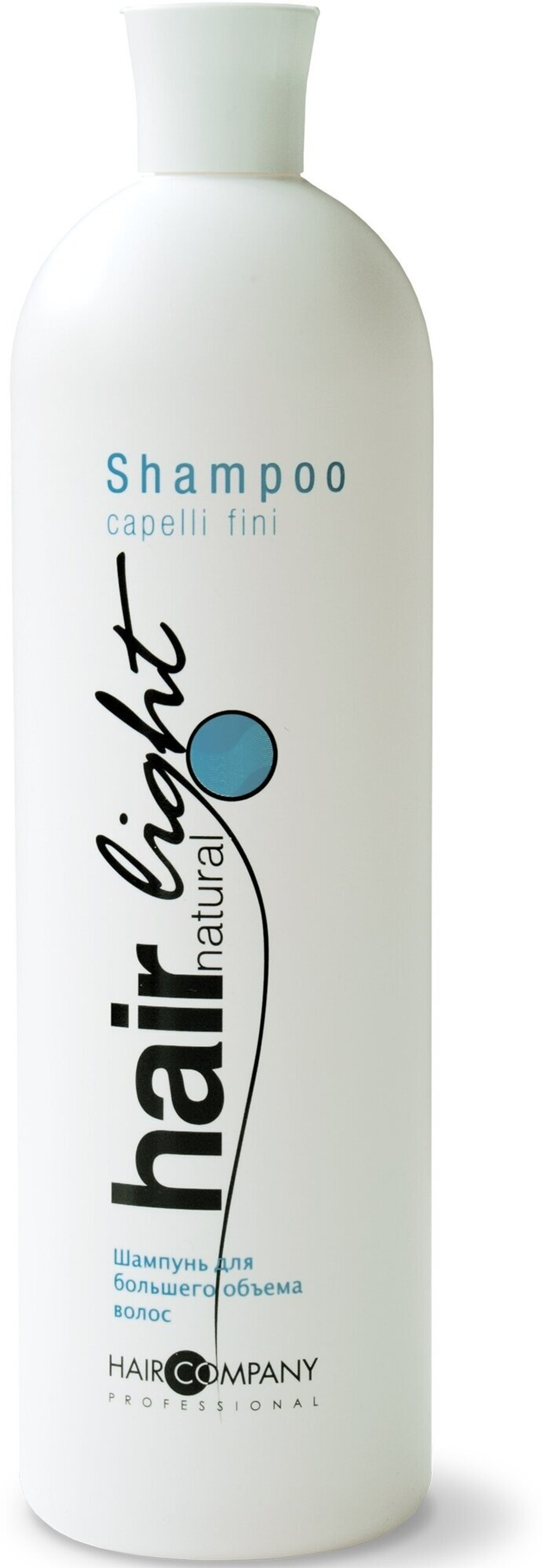 HC HAIR LIGHT Шампунь для большего объема волос 1000мл "Hair Natural Light Shampoo Capelli Fini"
