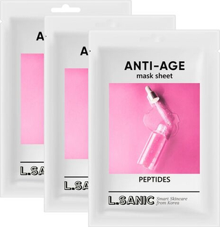 Тканевая маска антивозрастная с пептидами L.SANIC Anti-Age Mask Sheet Peptides