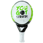 Фигурка Ракетка теннисная зеленая 32" ВЗ