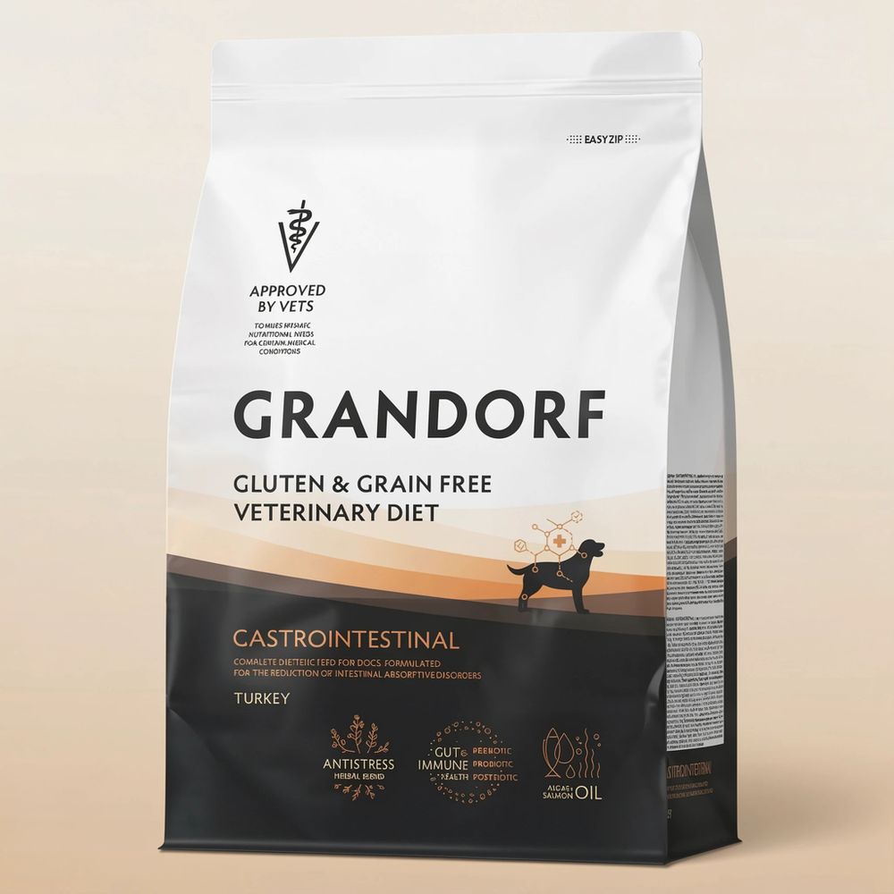 Сухой диетический корм Grandorf Veterinary Diet Dog Gastrointestinal для собак при расстройствах пищеварения