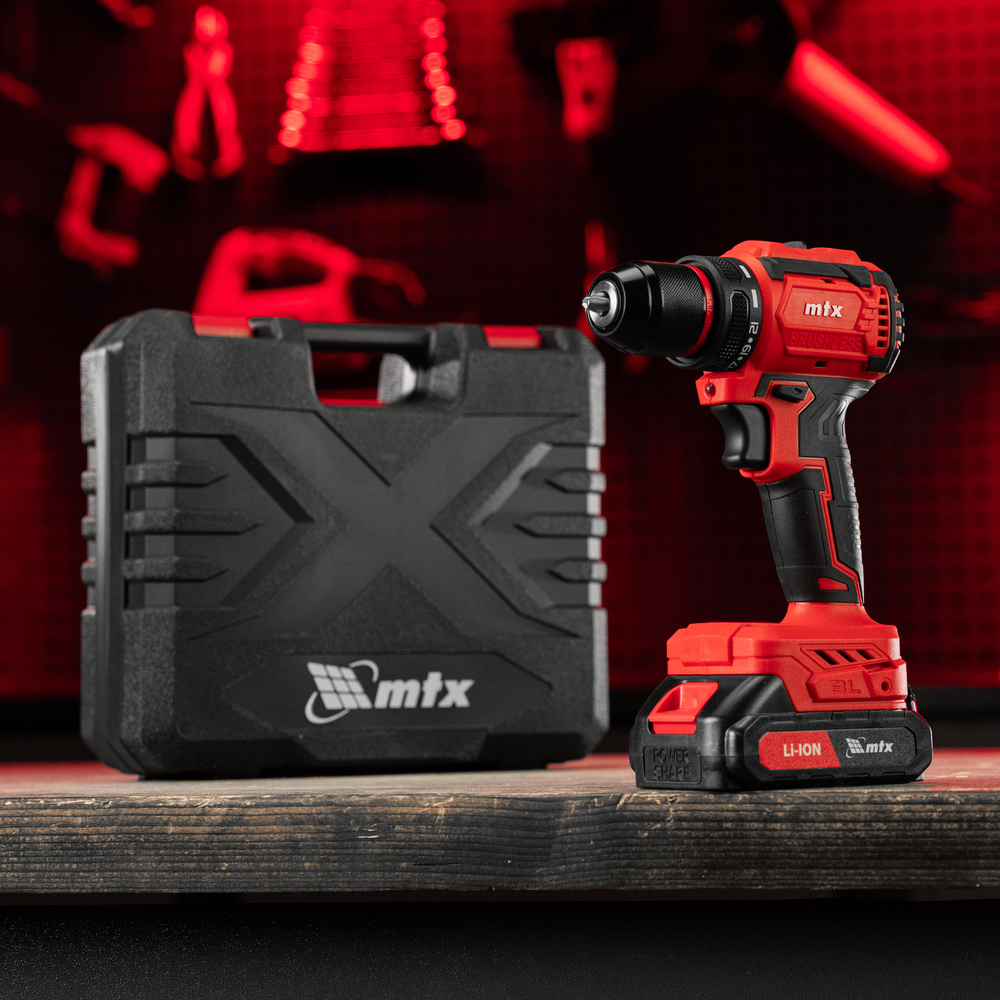 Дрель-шуруповерт аккумуляторная бесщет. CDS-BL-20, Li-Ion, 20 В// MTX