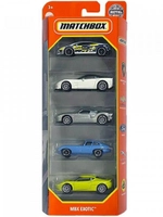 Набор из 5 машинок Хот Вилс Matchbox MBX Exotic