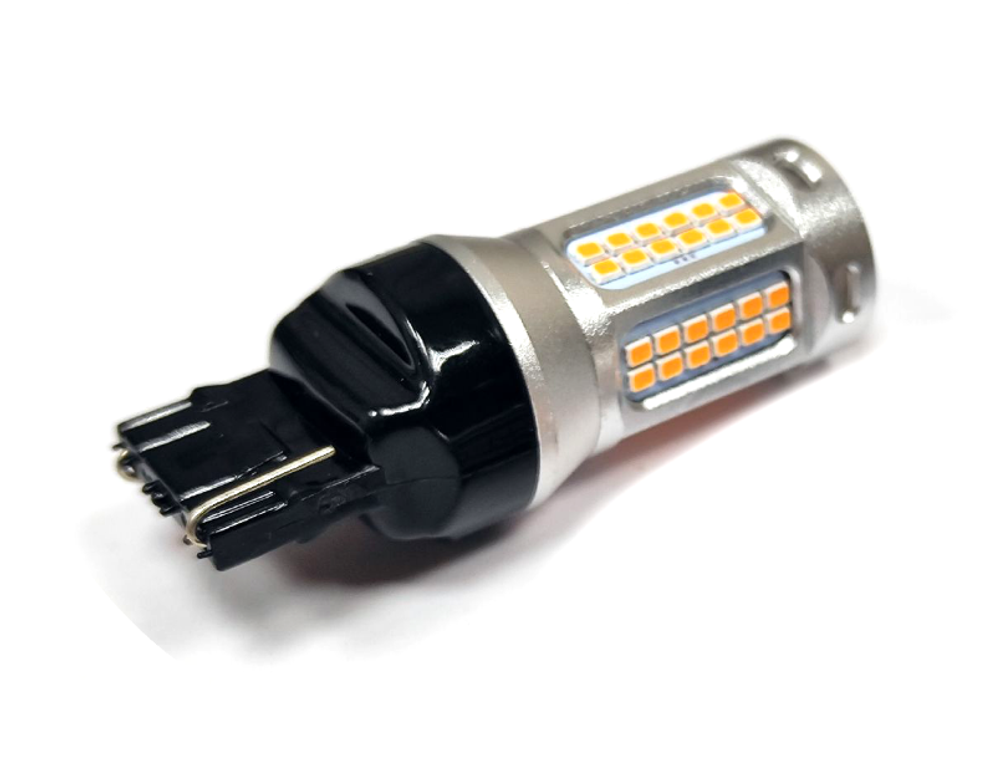 Светодиодная лампа JS WY21W 7440-2016-69SMD (оранжевый), 1шт