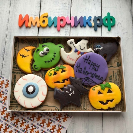Имбирные пряники Хэллоуин