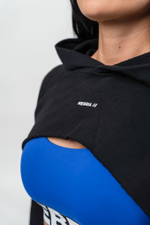 Кофта DESIGNER CROPPED HOODIE GYM TIME 259 Черная