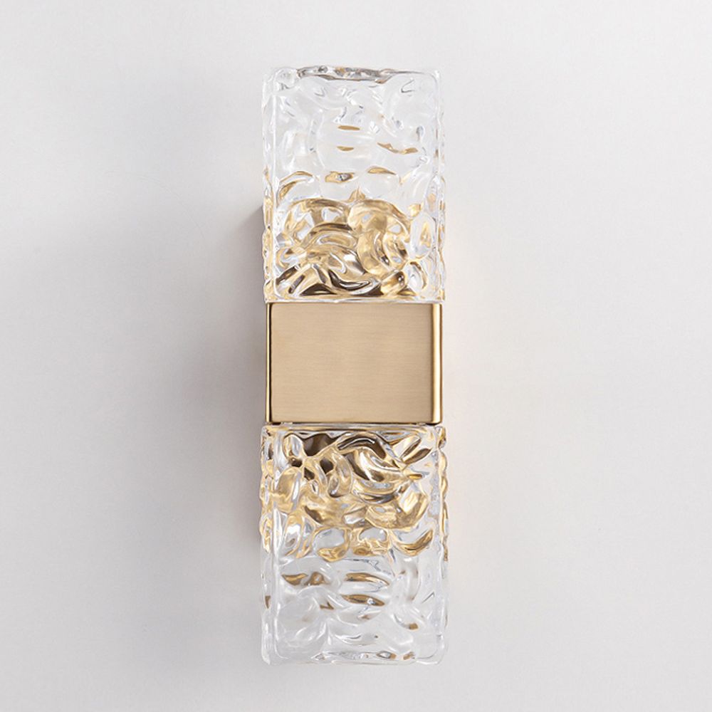 Настенный светильник 88068W gold/clear