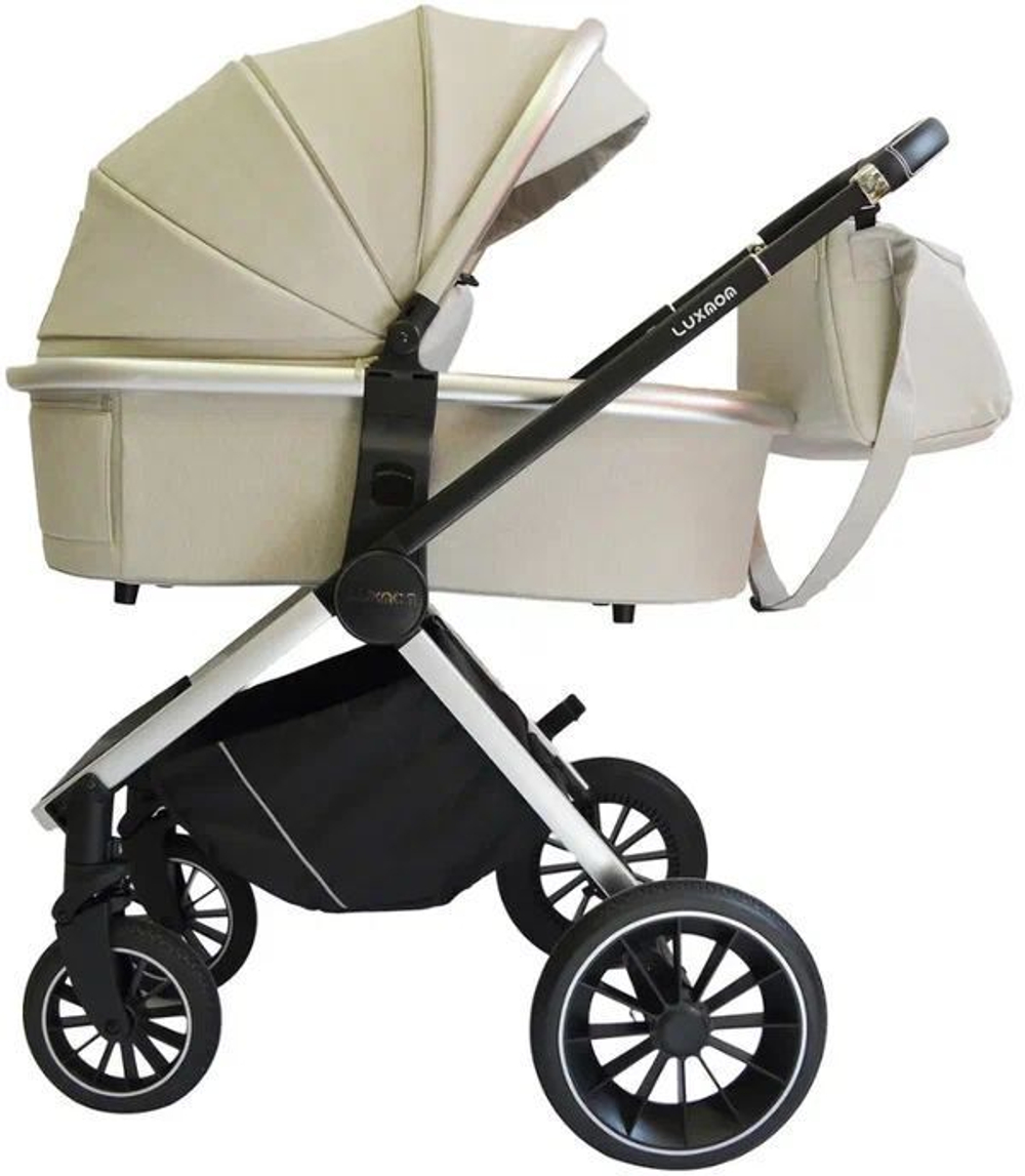 Детская модульная коляска Luxmom 750, автолюлька /выдвижная ручка /цвета