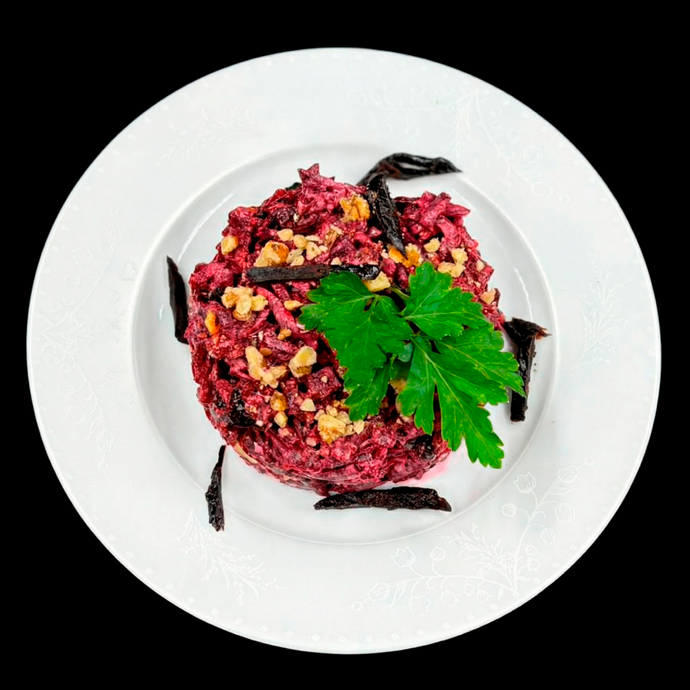 САЛАТ СВЕКЛА С ЧЕРНОСЛИВОМ