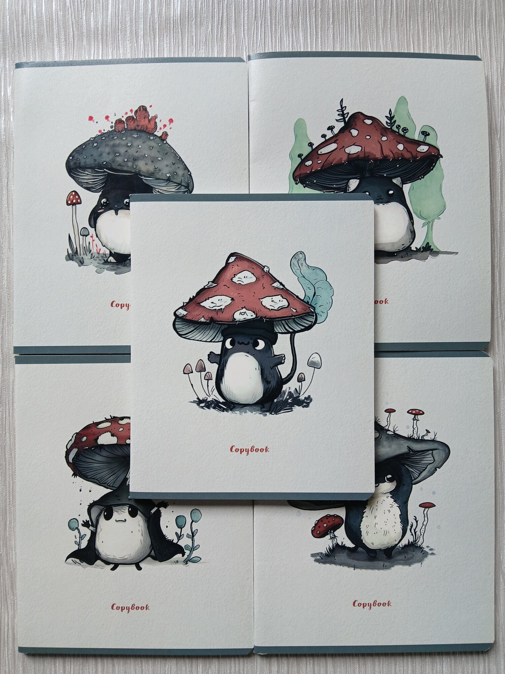 Тетрадь 48 листа А5+.  "Несъедобный...", общая, клетка. Формат А5+ (163*203 мм). Арт.120037. С полями. Комплект 5 шт.