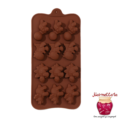 Форма для льда и конд.украшений "Дино", 21*11*2 см, 12 ячеек