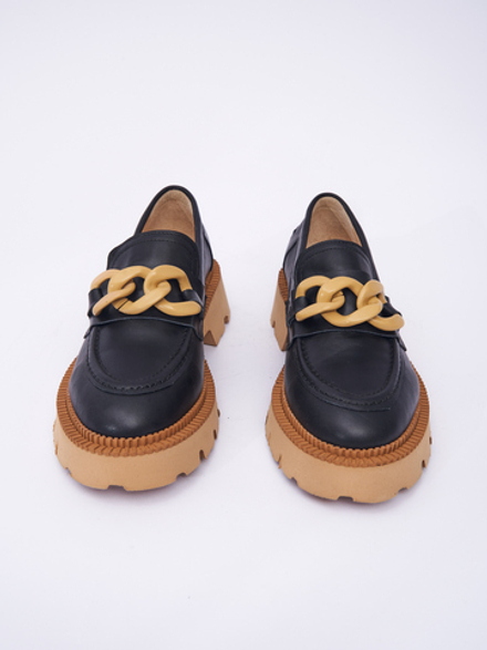 Лоферы на тракторной подошве