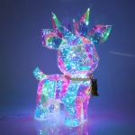 Сувенир светодиодный «Олень» 28*24*40, 200 ламп LED, USB, Белый