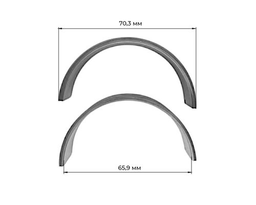 Вкладыши шатуна ZS1100 0,25