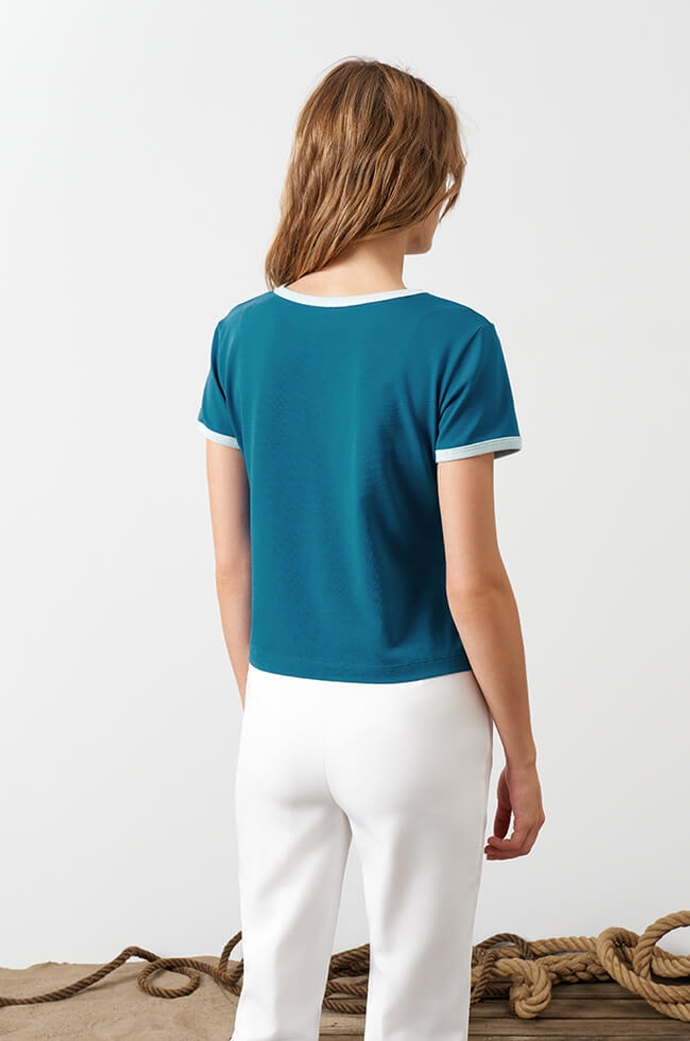 23039 Джемпер женский (морская волна)