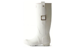 HUNTER Rain Boots Women"s Black/White