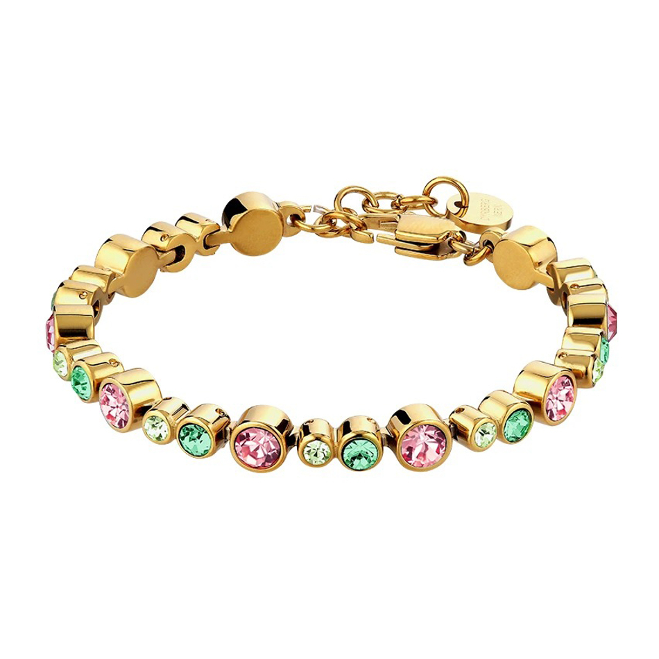 Браслет Dyrberg Kern TERESIA SG ROSE/GREEN 420108