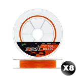 Шнур Intech First Braid X8 100м Orange -