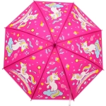 Зонт детский полуавтомат «Ultramarine - Единорожек на луне», 8 спиц, d-85см, длина в слож. виде 68см ●
