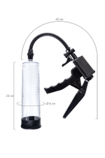 Механическая помпа Sexus Men Erection Mads черная 62 см